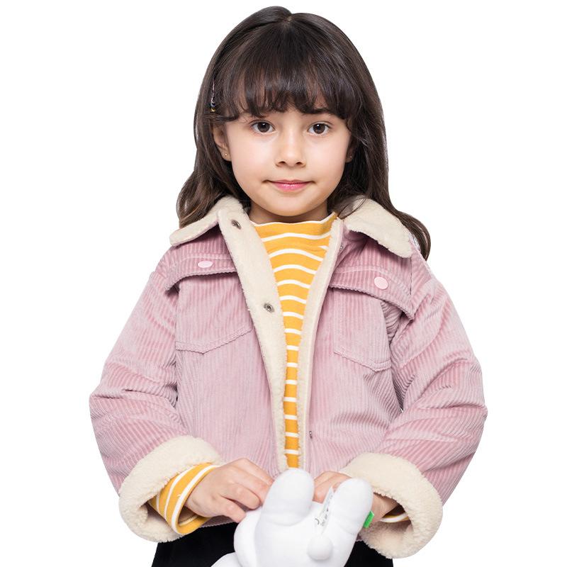 2020 New Winter plus Velvet Thick Corduroy Turn-down Doll Collar Drop Shoulder Wind Kids' Overcoat in Stock Wholesale, D20l5916 pink
2020 New Winter plus Velvet Thick Corduroy Turn-down Doll Collar Drop Shoulder Wind Kids' Overcoat in Stock Wholesale, D20l5916 pink