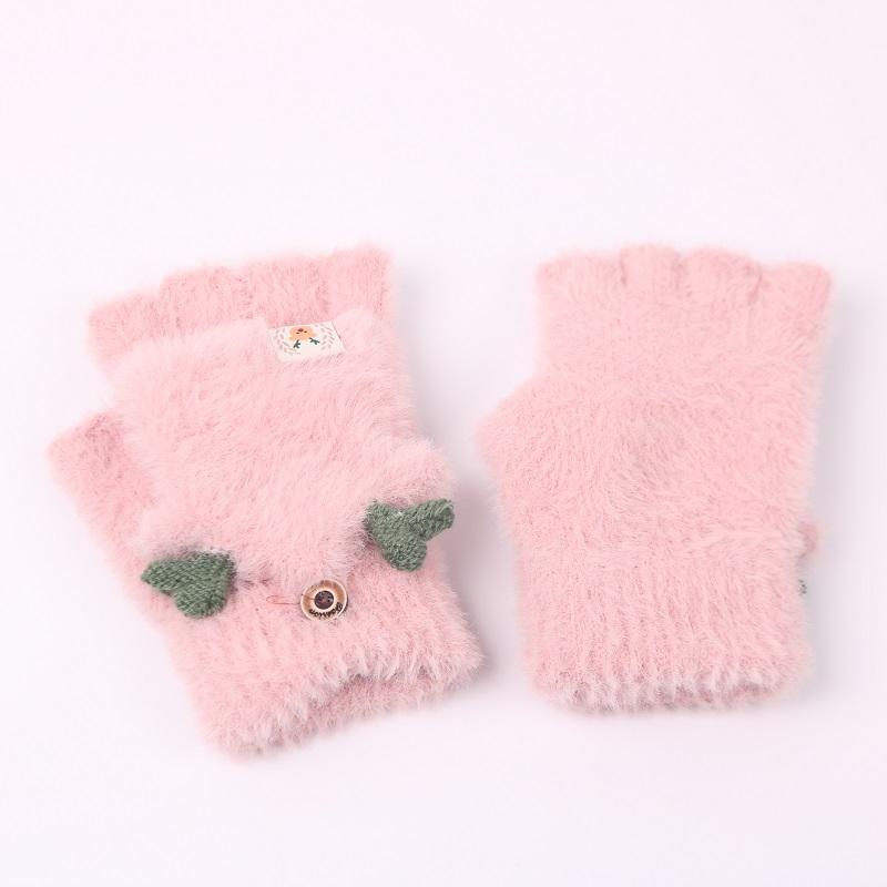 Gloves Female Winter Korean Female Cute Five-finger Thin Knitting Gloves Student Writing Half-finger Clamshell
Gloves Female Winter Korean Female Cute Five-finger Thin Knitting Gloves Student Writing Half-finger Clamshell