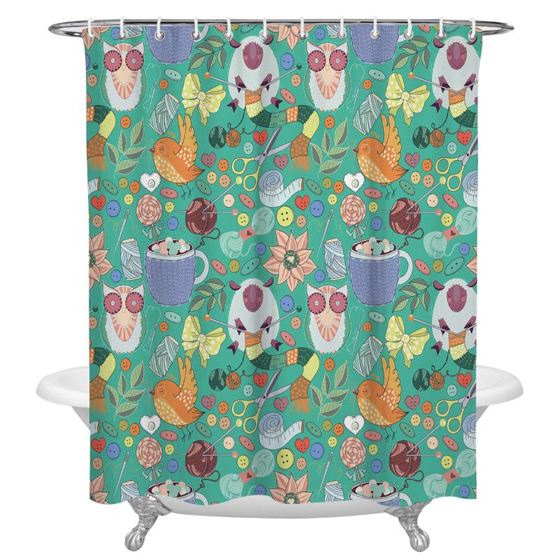 Cute Cartoon Animal Shower Curtain Decorative Waterproof Polyester Fabric Bathroom Curtains with Hooks Home Bath Decor
Cute Cartoon Animal Shower Curtain Decorative Waterproof Polyester Fabric Bathroom Curtains with Hooks Home Bath Decor