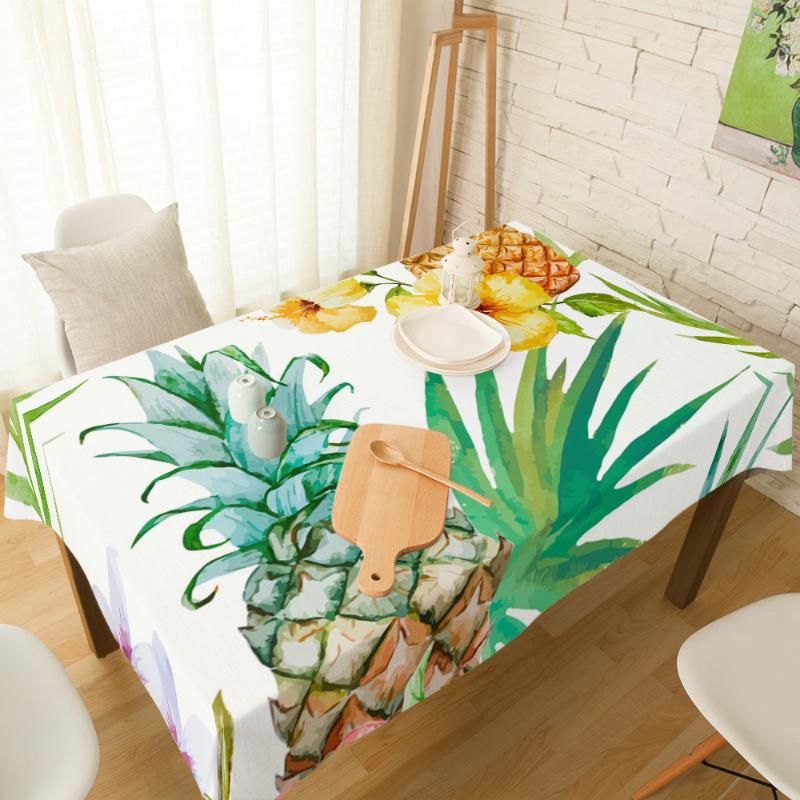 Tropical Leaves Pineapple Flowers Print Table Cloth Dining Chair Cover Kitchen Tablecloth Modern Home Decor Manteles Table Cover, As pic
Tropical Leaves Pineapple Flowers Print Table Cloth Dining Chair Cover Kitchen Tablecloth Modern Home Decor Manteles Table Cover, As pic