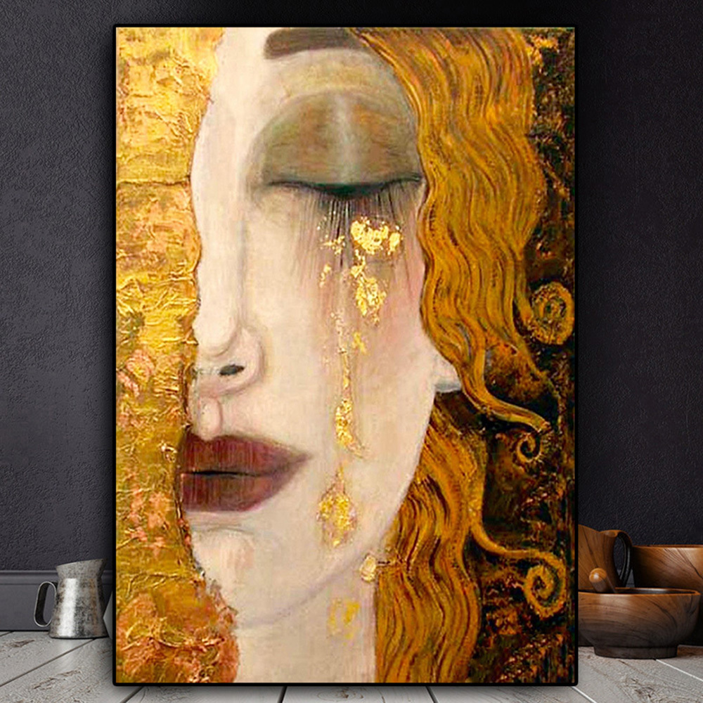 Classic Artist Gustav Klimt Tear Abstract 5D Diamond Painting Portrait Handmade Mosaic Wall Mural Poster Home Decoration 201112
Classic Artist Gustav Klimt Tear Abstract 5D Diamond Painting Portrait Handmade Mosaic Wall Mural Poster Home Decoration 201112