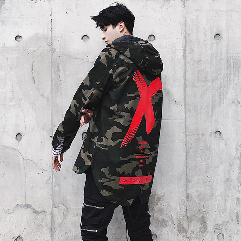 April MOMO Men Spring Camouflage Harajuku Pilot Flight Jacket Coat Male Casual Fashion Camouflage Bomber Hooded Jackets 201118