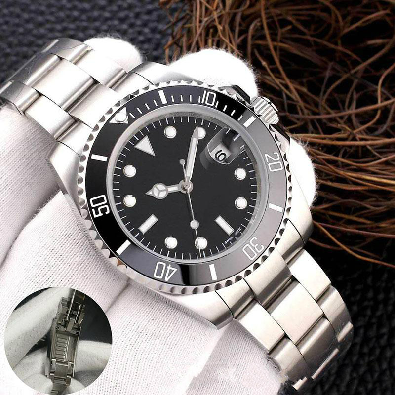 Hot High End Men's Stainless Steel Automatic Mechanical Fashion Sports Watch Asia 2813 Sliding Lock Rotating Ceramic Frame Can Be Freely Mat
Hot High End Men's Stainless Steel Automatic Mechanical Fashion Sports Watch Asia 2813 Sliding Lock Rotating Ceramic Frame Can Be Freely Mat