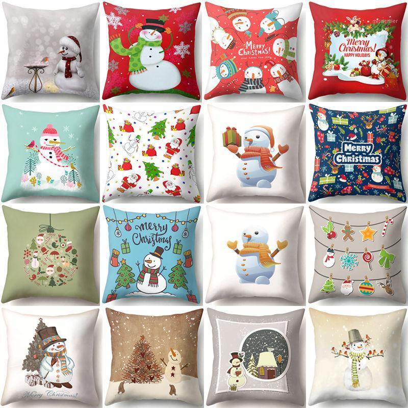 1Pcs Snowman Christmas Cushion Cover Polyester 45*45 Decorative Pillows New Year Xmas Sofa Bed Home Decor Pillow Cover 405431
1Pcs Snowman Christmas Cushion Cover Polyester 45*45 Decorative Pillows New Year Xmas Sofa Bed Home Decor Pillow Cover 405431