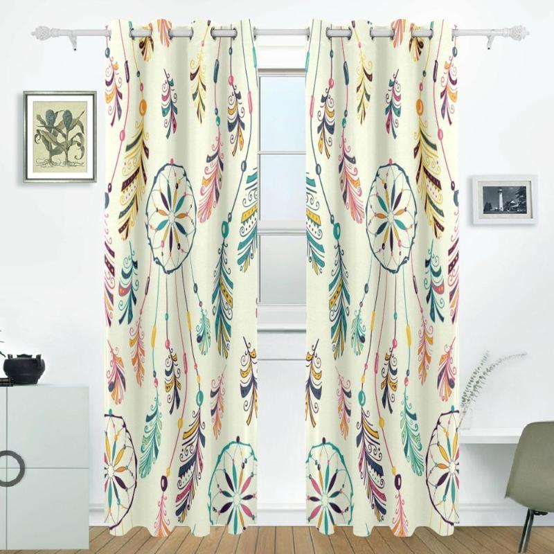 Dreamcatcher Feather Curtains Drapes Panels Darkening Blackout Grommet Room Divider for Patio Window Sliding Glass Door, As pic
Dreamcatcher Feather Curtains Drapes Panels Darkening Blackout Grommet Room Divider for Patio Window Sliding Glass Door, As pic