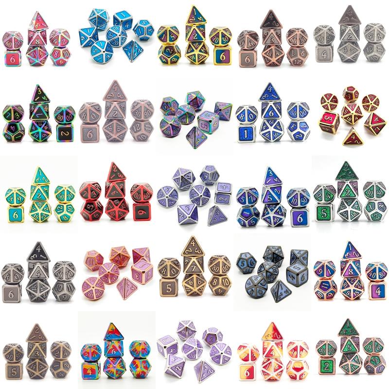 Dragon Style Metal Dice Set,7 PCS Metallic Role-playing DND Game D&D Dice with Free Metal Case for D&D Game Role Playing
Dragon Style Metal Dice Set,7 PCS Metallic Role-playing DND Game D&D Dice with Free Metal Case for D&D Game Role Playing