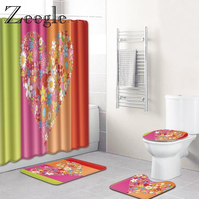 Heart Bath Mat and Flannel Shower Curtain Set Polyester Waterproof Home Decoration Shower Curtain Microsoft Bath Rug Foot Mat
Heart Bath Mat and Flannel Shower Curtain Set Polyester Waterproof Home Decoration Shower Curtain Microsoft Bath Rug Foot Mat