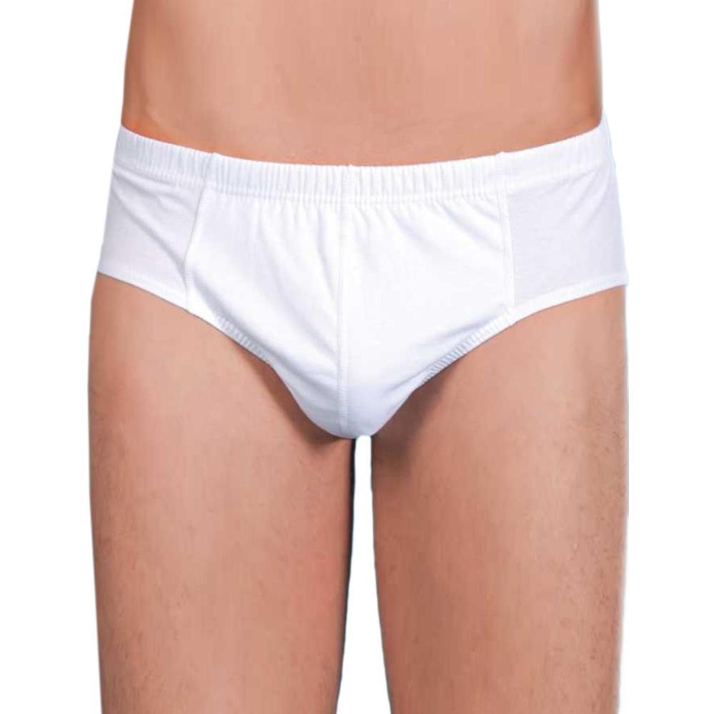 Men Briefs Cotton Breathable Padded Panties Sexy Underwear Mesh Slips Male Underpants 201112