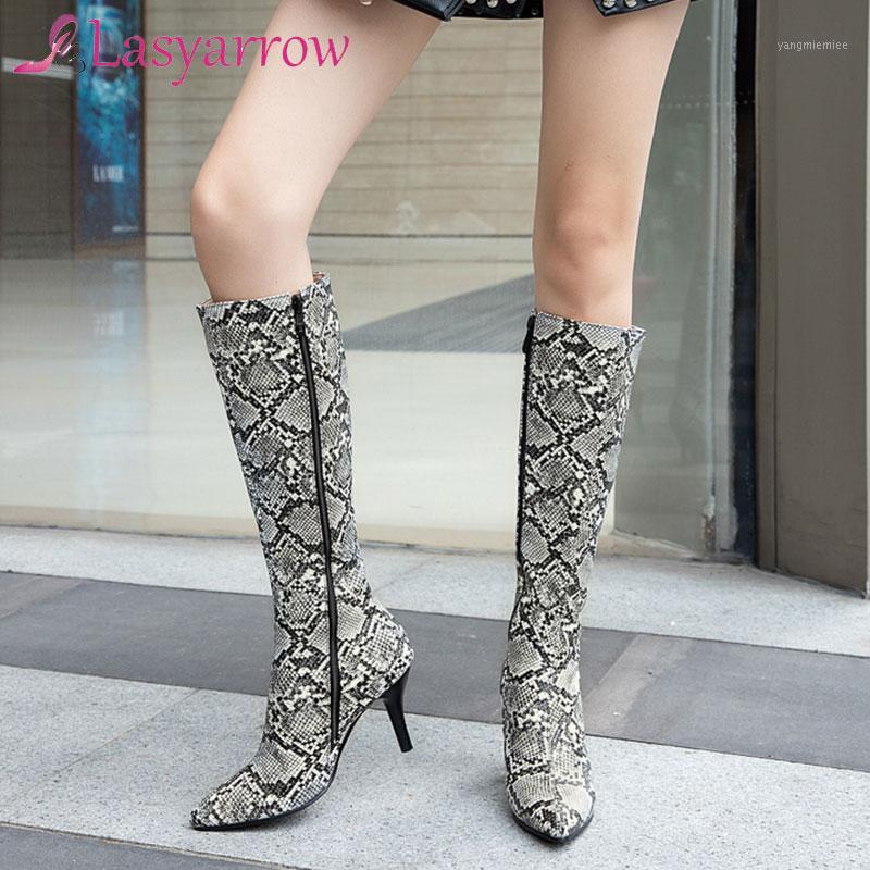 Lasyarrow Snake Print Knee High Boots Woman High Heel Long Boots Thin Heel Shoes Zip Pointed Toe Ladies Green Plus Size1, Black
Lasyarrow Snake Print Knee High Boots Woman High Heel Long Boots Thin Heel Shoes Zip Pointed Toe Ladies Green Plus Size1, Black