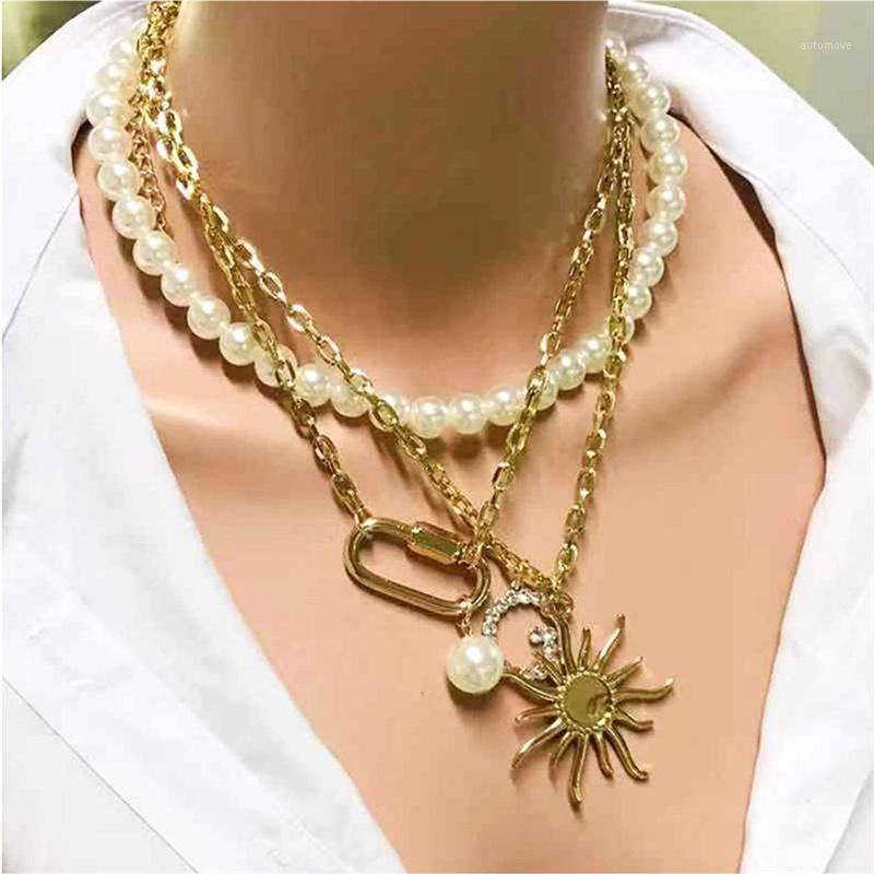 Exaggeration Sunflower Pendant Necklace Hip-Hop Chunky Chain Multi layer Necklace Party Dress Statement Jewelry Gift1
Exaggeration Sunflower Pendant Necklace Hip-Hop Chunky Chain Multi layer Necklace Party Dress Statement Jewelry Gift1