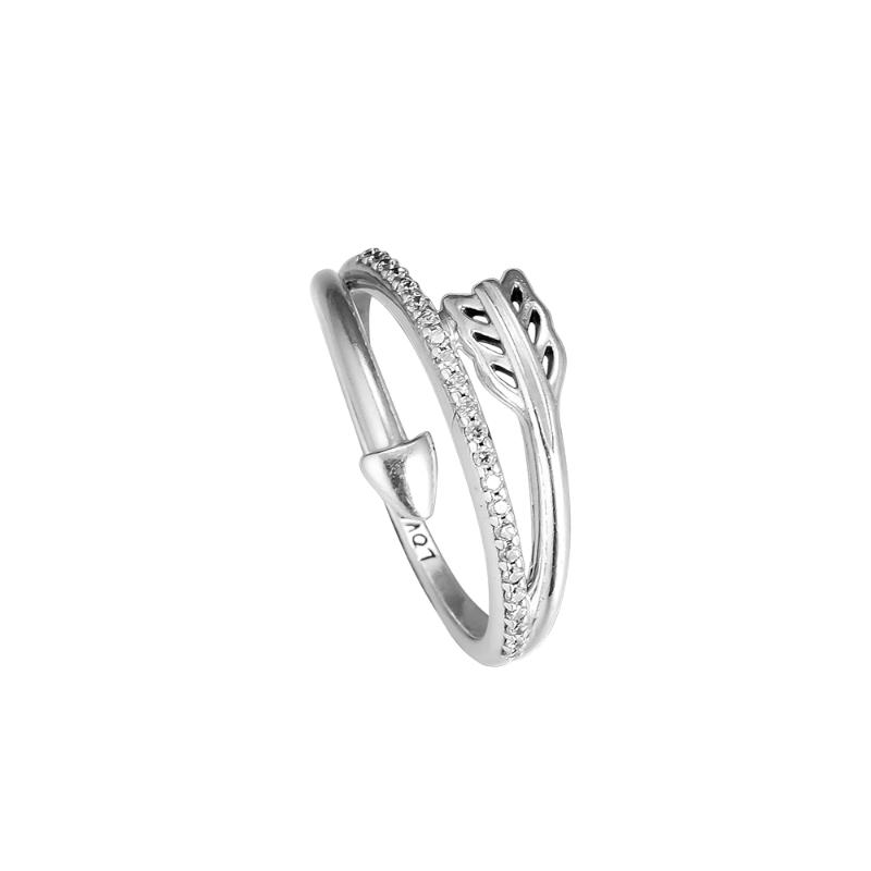 Genuine 925 Sterling Silver Rings Sparkling Arrow Finger Rings for Women DIY Making Wedding Party Gift Fine Jewelry anillos
Genuine 925 Sterling Silver Rings Sparkling Arrow Finger Rings for Women DIY Making Wedding Party Gift Fine Jewelry anillos