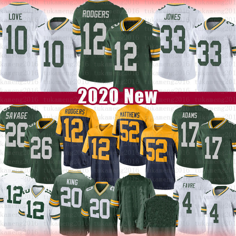 10 Love 12 Aaron Rodgers Jones 33 Football Jersey 17 Davante Adams Darnell Savage Jr Kevin King Clay Matthews Bart Starr Brett Favre Nelson, Jersey (baozhaunggong)
10 Love 12 Aaron Rodgers Jones 33 Football Jersey 17 Davante Adams Darnell Savage Jr Kevin King Clay Matthews Bart Starr Brett Favre Nelson, Jersey (baozhaunggong)