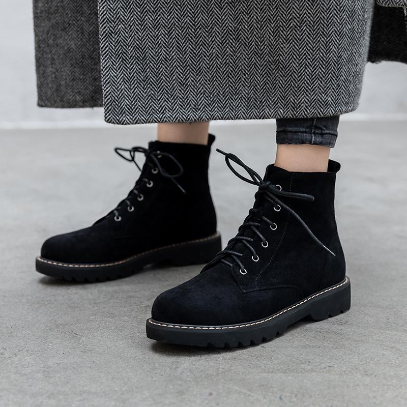 YMECHIC 2021 Lace Up Womens Boots Ankle Black Chunky Low Heel Ladies Winter Suede Shoes Plus Size Bootie Gothic Motorcycle Boots
YMECHIC 2021 Lace Up Womens Boots Ankle Black Chunky Low Heel Ladies Winter Suede Shoes Plus Size Bootie Gothic Motorcycle Boots