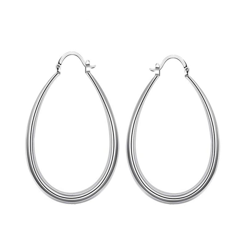 DISINIYA Vintage Hoop Earrings for Women Matte Silver Color Large Oval Wide Creole Hoop Earrings Hiphop Women Jewelry
DISINIYA Vintage Hoop Earrings for Women Matte Silver Color Large Oval Wide Creole Hoop Earrings Hiphop Women Jewelry