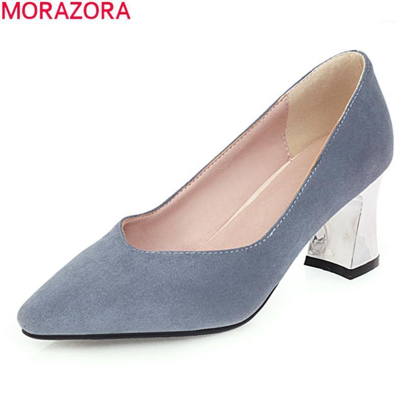 MORAZORA big size 33-47 new fashion high heels shoes comfortable flock pointed toe women pumps summer elegant party shoes1, Beige
MORAZORA big size 33-47 new fashion high heels shoes comfortable flock pointed toe women pumps summer elegant party shoes1, Beige