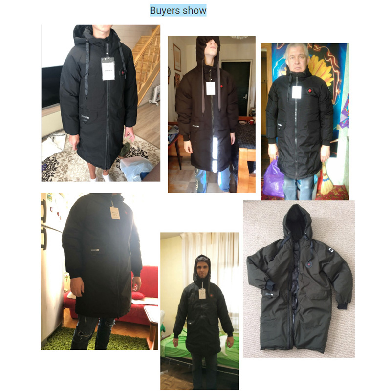 Long Parkas Winter Jacket Men New Warm Windproof Casual Outerwear Padded Cotton Coat Big Pockets High Quality Parkas Men T200319