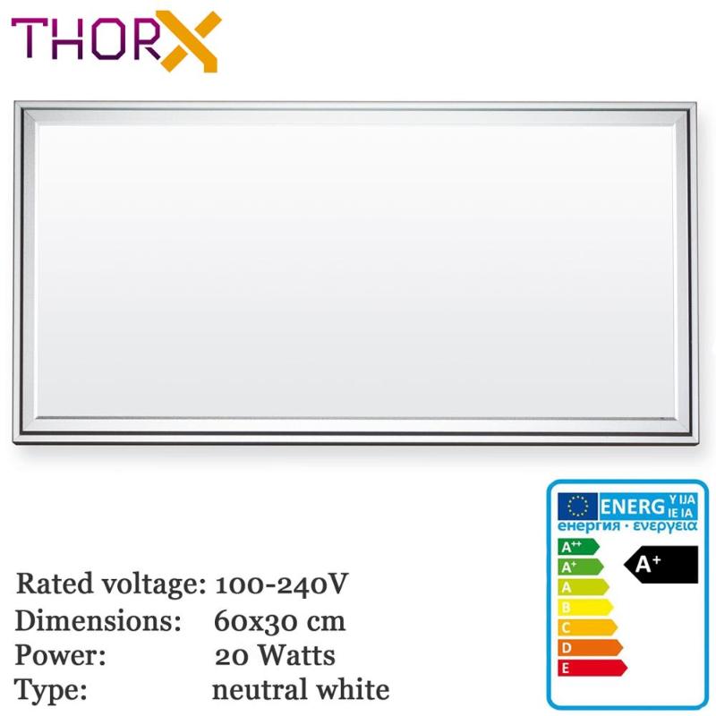 ThorX 60x30 cm Ultraslim LED Panel - 20 W, 1600 Lm ceiling light led driver 100-240V cold/warm/neutral Japan Korea fast Shipping
ThorX 60x30 cm Ultraslim LED Panel - 20 W, 1600 Lm ceiling light led driver 100-240V cold/warm/neutral Japan Korea fast Shipping