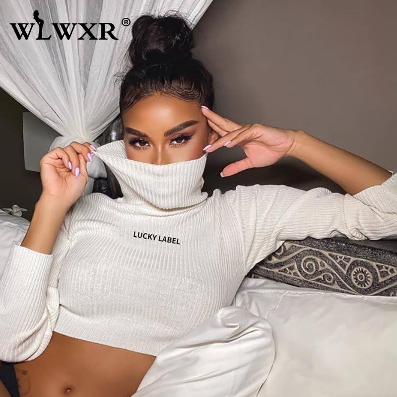 WLWXR Lucky Label Long Sleeve Crop Top Turtleneck T shirt Women Streetwear Ribbed Sexy Bodycon Solid TShirts Ladies tops 2020, Black
WLWXR Lucky Label Long Sleeve Crop Top Turtleneck T shirt Women Streetwear Ribbed Sexy Bodycon Solid TShirts Ladies tops 2020, Black