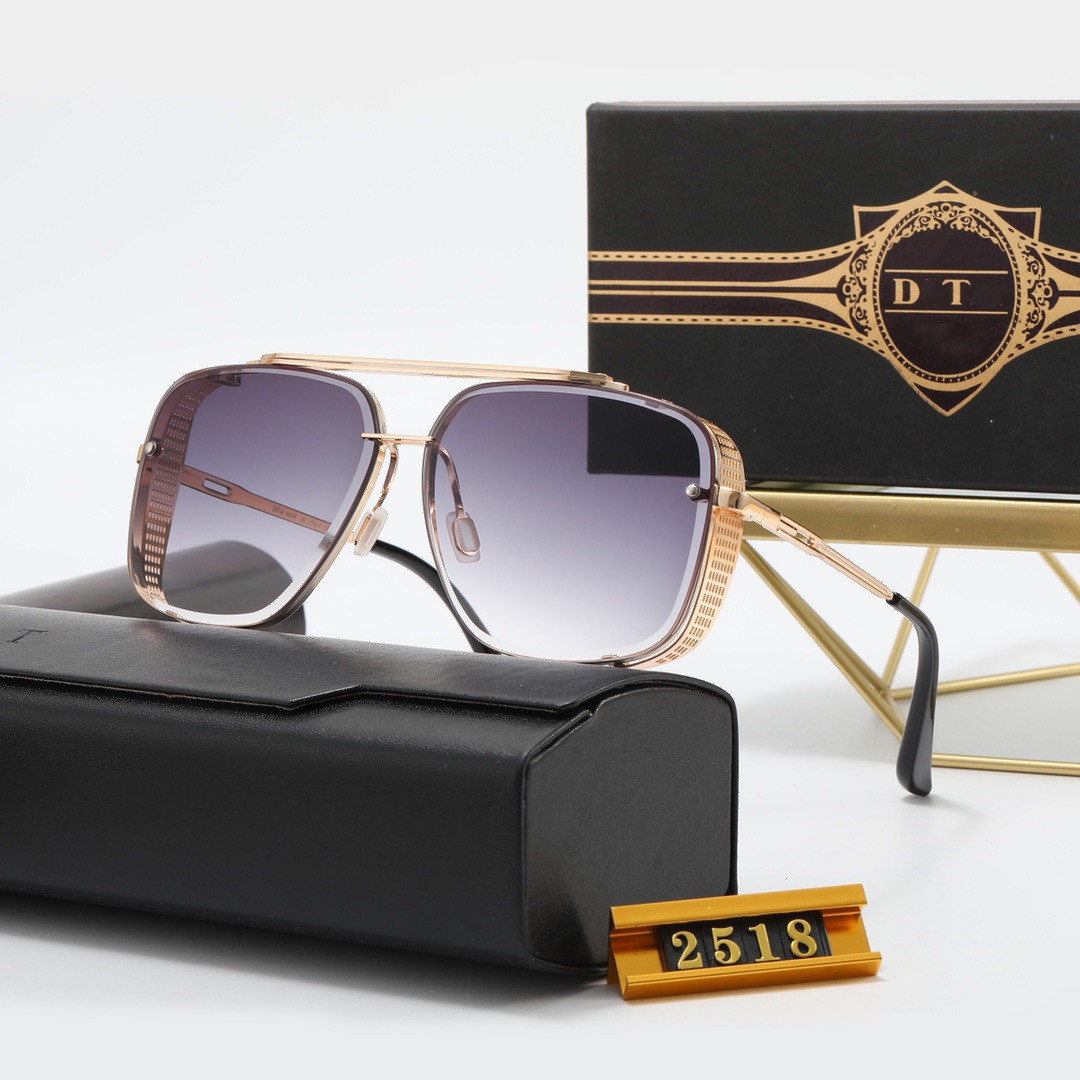 DT Fashion Sunglasses High Quality Designer Top 2518 Man Woman Casual Glasses Brand Sun Lenses Personality Eyewear With Box case
DT Fashion Sunglasses High Quality Designer Top 2518 Man Woman Casual Glasses Brand Sun Lenses Personality Eyewear With Box case
