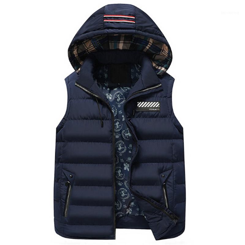 Men's Winter Jackets Casual Thick Vests Sleeveless Hoodie Coats Male Warm Cotton-Padded Waistcoat new fashion stlyle1, Black
Men's Winter Jackets Casual Thick Vests Sleeveless Hoodie Coats Male Warm Cotton-Padded Waistcoat new fashion stlyle1, Black