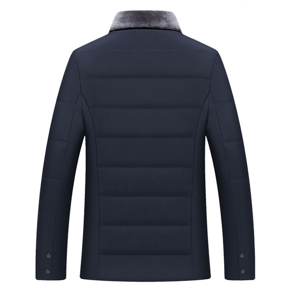 Thick Jacket Business Cotton Warm Parka Winter Autumn For Men Casual Male Classic Windbreaker Long Fleece Padded Varsity Coat 201214