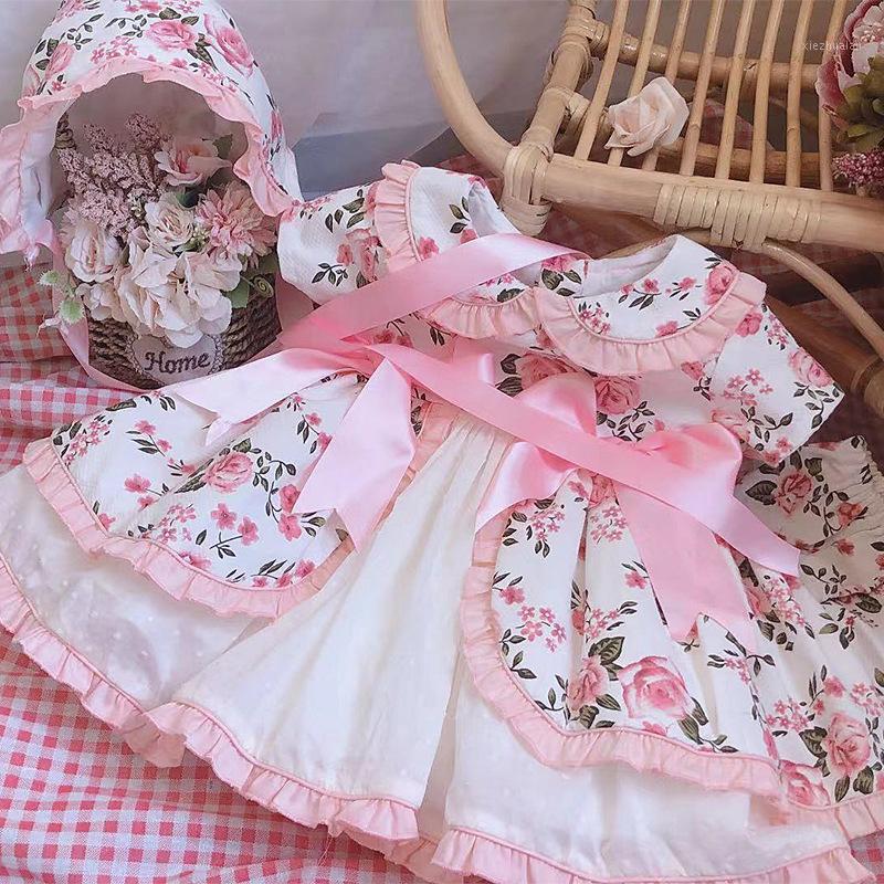 Spain Custom Flowers Pattern Wedding Children Day Dress Four Seasons Princess Dress Short-Sleeve Kids Dresses for Girls1, Pink
Spain Custom Flowers Pattern Wedding Children Day Dress Four Seasons Princess Dress Short-Sleeve Kids Dresses for Girls1, Pink