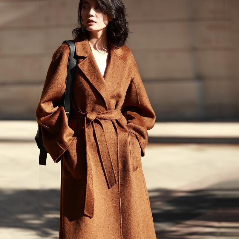 classic coat double-faced cashmere coat woolen female wavy cashmere winter women, Beige
classic coat double-faced cashmere coat woolen female wavy cashmere winter women, Beige