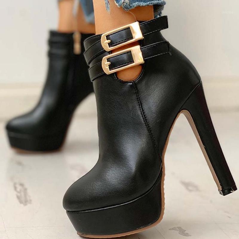 2021 Elegant High Heels Buckles Black Platform Party Office Ladies Ankle Boots Women Shoes Spring Booties1
2021 Elegant High Heels Buckles Black Platform Party Office Ladies Ankle Boots Women Shoes Spring Booties1