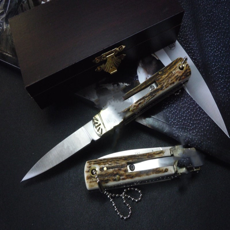 Germany gen Soling classic small knife lever Camping hunting knife mark free shipping 1pcs
Germany gen Soling classic small knife lever Camping hunting knife mark free shipping 1pcs
