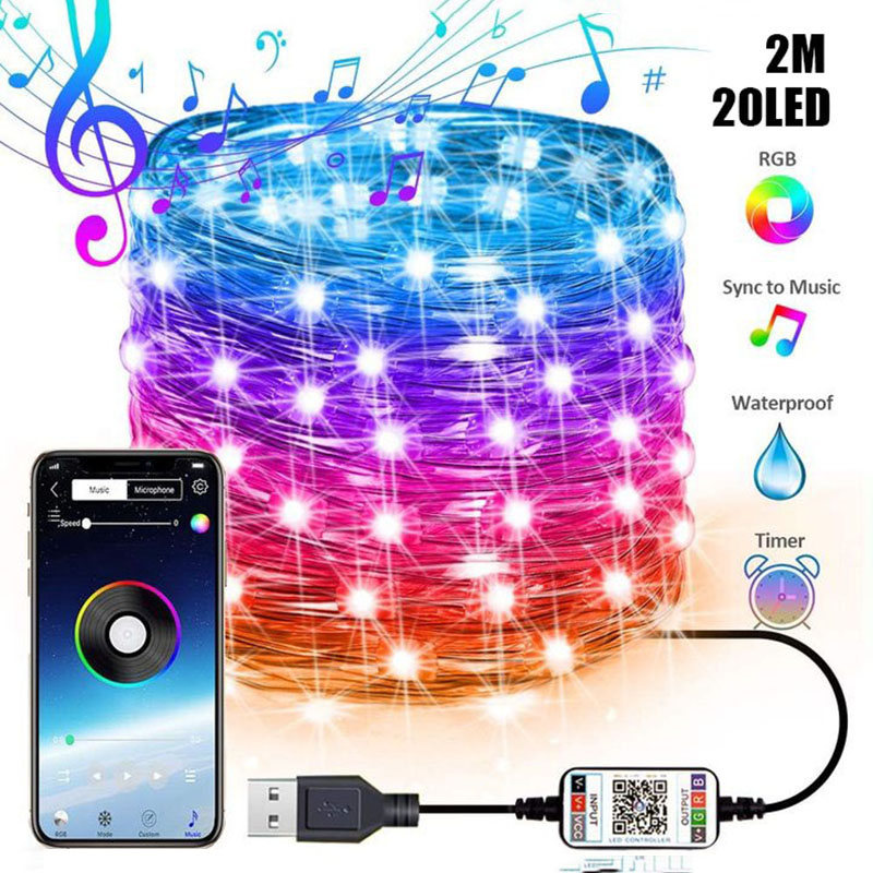 USB Smart LED Strip Lights Christmas Tree Decoration App Control Light String Waterproof Outdoor Fairy Lights Garland Xmas Decor
USB Smart LED Strip Lights Christmas Tree Decoration App Control Light String Waterproof Outdoor Fairy Lights Garland Xmas Decor