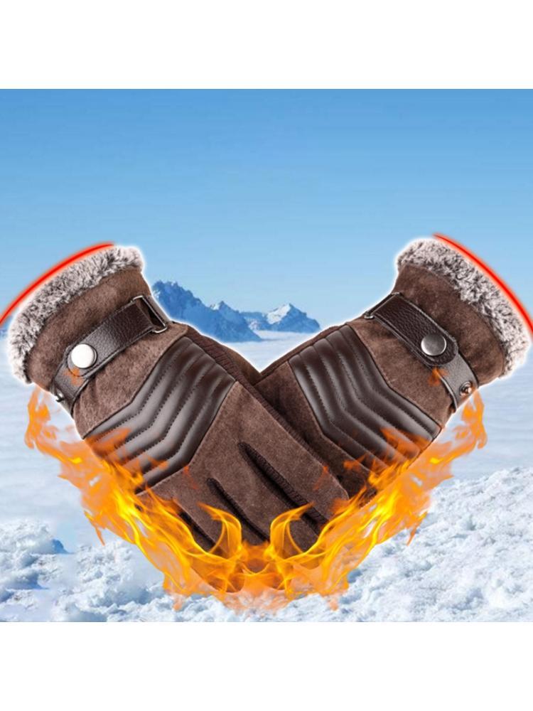 Five Fingers Gloves Men Faux Leather Thermal Touch Screen Plush Lining Warm Cycling Mittens X7JB
Five Fingers Gloves Men Faux Leather Thermal Touch Screen Plush Lining Warm Cycling Mittens X7JB