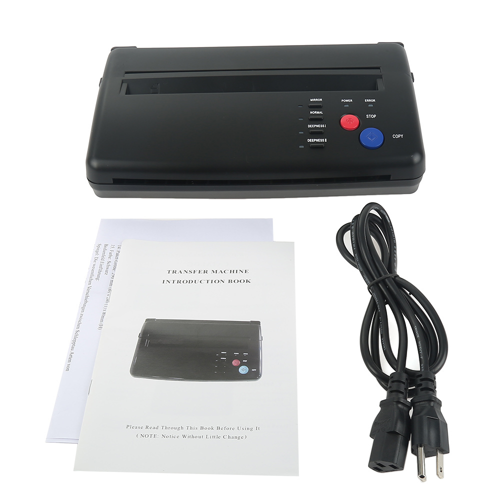 ATOMUS Tattoo Stencil Transfer Flash Copier Thermal Hectograph Printer Machine CIS Scan Black Color US/UK/AU/EU Plug Available 201112
ATOMUS Tattoo Stencil Transfer Flash Copier Thermal Hectograph Printer Machine CIS Scan Black Color US/UK/AU/EU Plug Available 201112