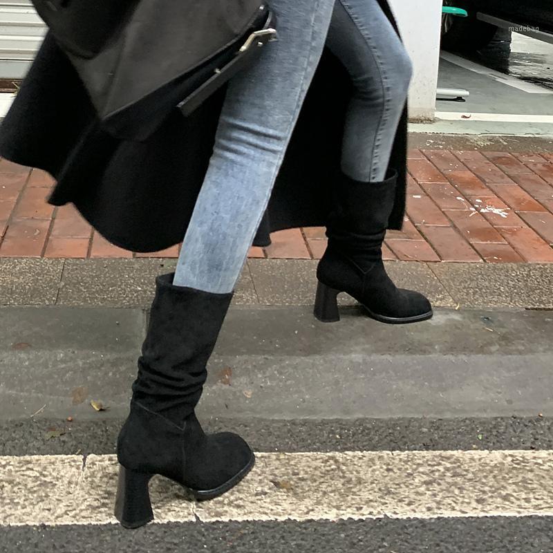 Winter Women Black Leather Boots Chunky heels High Heels Knee High boots Fashion Slip On Women Shoes Woman large size 401
Winter Women Black Leather Boots Chunky heels High Heels Knee High boots Fashion Slip On Women Shoes Woman large size 401