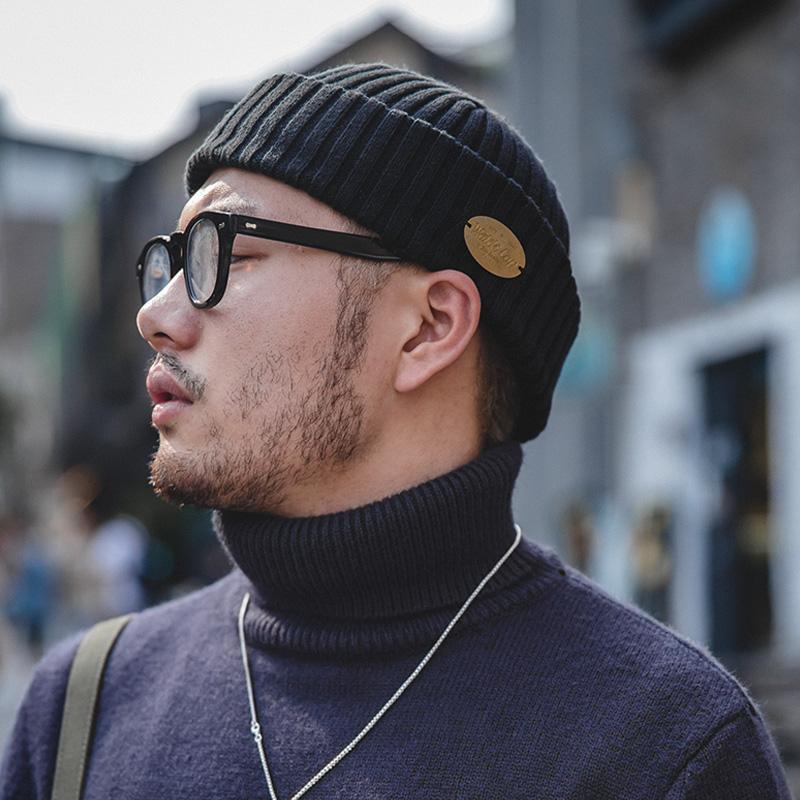 Maden Label Solid Knitting Beanies For Men Navy Beanie Hats Hip Hop Streetwear Casual Caps Man Elastic Cotton Knitted Beanies
Maden Label Solid Knitting Beanies For Men Navy Beanie Hats Hip Hop Streetwear Casual Caps Man Elastic Cotton Knitted Beanies