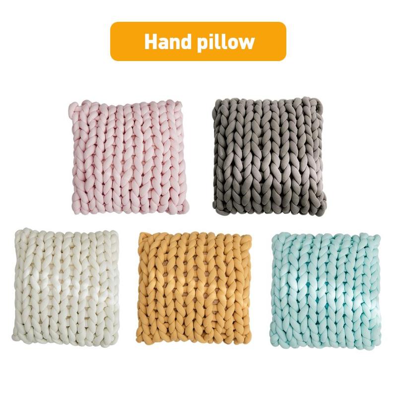 40x40cm Knitted Thick Sofa Pillow Handmade Pillow Cushion Home Sofa Cushion Bed Car Cafe Office Room Decoration Pillows
40x40cm Knitted Thick Sofa Pillow Handmade Pillow Cushion Home Sofa Cushion Bed Car Cafe Office Room Decoration Pillows