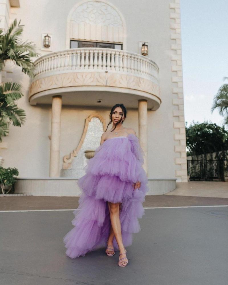Fashion-Casual Dresses Chic Lavender Tulle High Low Women Strapless Tiered Ruffles Shooting Dress For Party Birthday Po Shoot, Blue
Fashion-Casual Dresses Chic Lavender Tulle High Low Women Strapless Tiered Ruffles Shooting Dress For Party Birthday Po Shoot, Blue