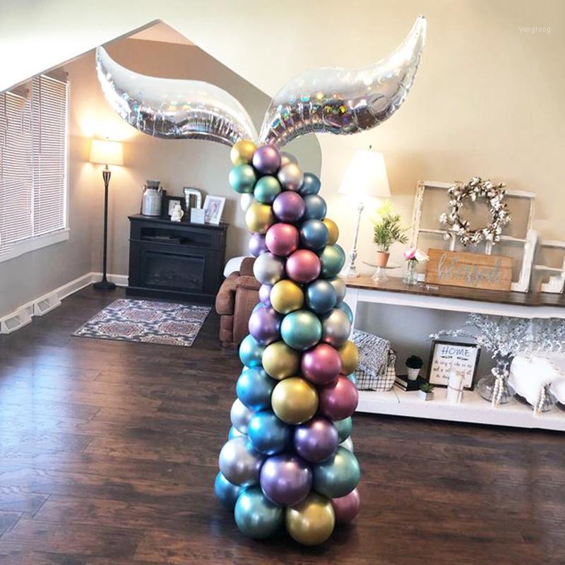 42pcs Tail Balloon Garland Chrome Metallic Latex Balloons Globos Little Party Supplies Kids Birthday Decorations1 Decoration
42pcs Tail Balloon Garland Chrome Metallic Latex Balloons Globos Little Party Supplies Kids Birthday Decorations1 Decoration