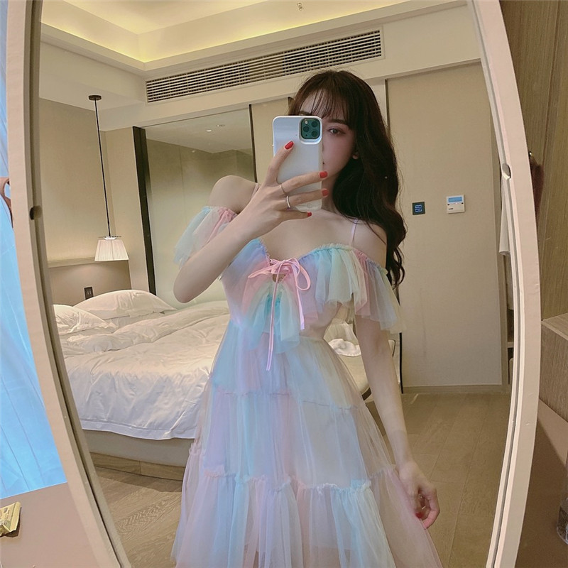 2021 New Summer Dressed in Fairy Tulle Off the Shoulder Strapless Gradient Colour Tea Retro Waist High Princess Birthday Party Dress KMND, The pictures
2021 New Summer Dressed in Fairy Tulle Off the Shoulder Strapless Gradient Colour Tea Retro Waist High Princess Birthday Party Dress KMND, The pictures