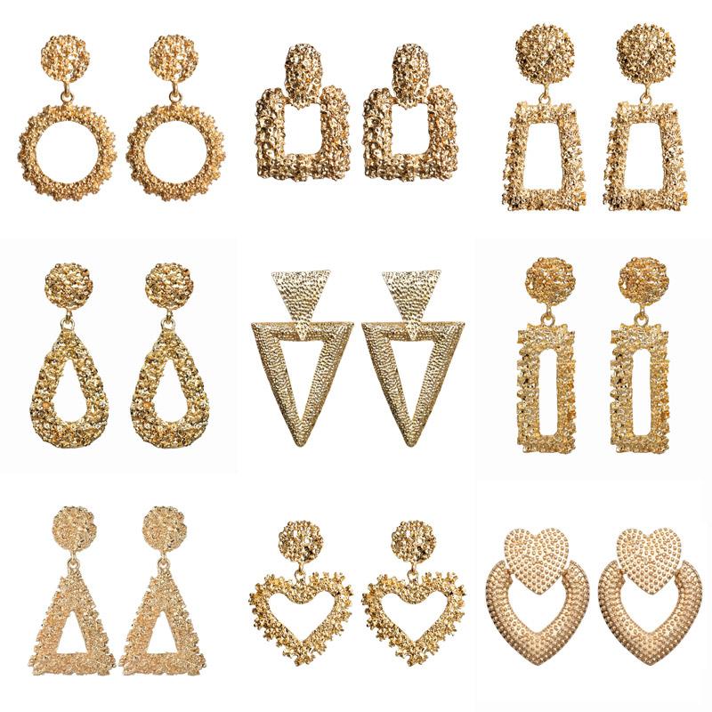 Modyle 2020 New Fashion Statement Gold Color Big Geometric Round Earrings For Women Hanging Dangle Drop Earrings Female Jewelry
Modyle 2020 New Fashion Statement Gold Color Big Geometric Round Earrings For Women Hanging Dangle Drop Earrings Female Jewelry