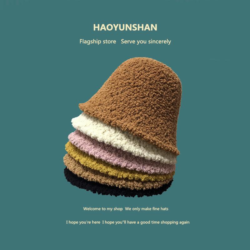 2020 Japanese Fisherman Hat Female New Teddy Velvet Bell-shaped Basin Hat Solid Color Lamb Wool Warm Wild Wide Brim Bucket Hats, Black
2020 Japanese Fisherman Hat Female New Teddy Velvet Bell-shaped Basin Hat Solid Color Lamb Wool Warm Wild Wide Brim Bucket Hats, Black