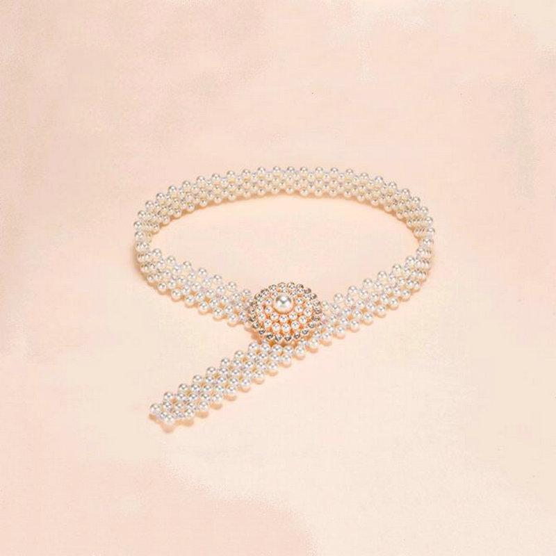 Korean Version Sweet Ladies Wide Belt Fashion Flowers Wild Decorative Elastic Wide Female Waist Chain For Skirt Waistband, White
Korean Version Sweet Ladies Wide Belt Fashion Flowers Wild Decorative Elastic Wide Female Waist Chain For Skirt Waistband, White
