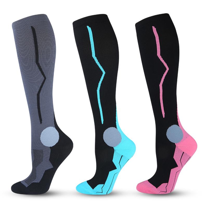 Men Women Compression Socks, Anti-Odor Knee High Stockings for Running, Flight Travel, and Cycling, Blue
Men Women Compression Socks, Anti-Odor Knee High Stockings for Running, Flight Travel, and Cycling, Blue