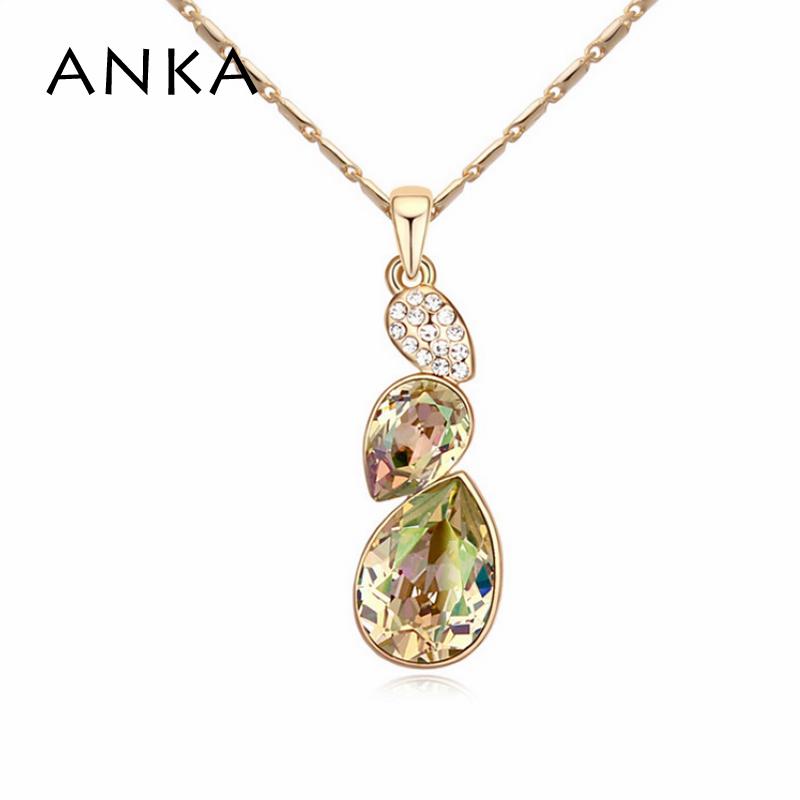ANKA Water Drop Crystal Pendant Necklaces fine polishing mirro Gold Colour Crystal Main Stone Crystals from Austria #102733
ANKA Water Drop Crystal Pendant Necklaces fine polishing mirro Gold Colour Crystal Main Stone Crystals from Austria #102733