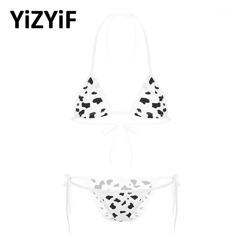 Women Lingerie Bikini Set Kawaii Style Milk Cow Dotted Or Striped Mini Bikini Sets Underwear Halter Neck Bra Top With Briefs1
Women Lingerie Bikini Set Kawaii Style Milk Cow Dotted Or Striped Mini Bikini Sets Underwear Halter Neck Bra Top With Briefs1