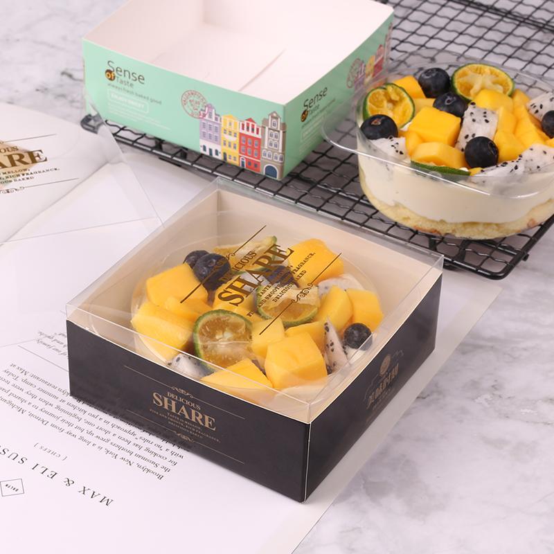 50pcs Net red baking package cake box handmade dessert gift box puff fruit salad packaging boxes with transparent window cover
50pcs Net red baking package cake box handmade dessert gift box puff fruit salad packaging boxes with transparent window cover