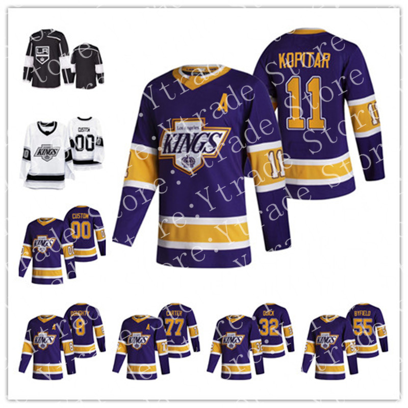 2021 Los Angeles Kings Reverse Retro Jersey Anze Kopitar Drew Doughty Jeff Carter Jonathan Quick Kyle Clifford Wayne Gretzky Hockey Jersey, White
2021 Los Angeles Kings Reverse Retro Jersey Anze Kopitar Drew Doughty Jeff Carter Jonathan Quick Kyle Clifford Wayne Gretzky Hockey Jersey, White