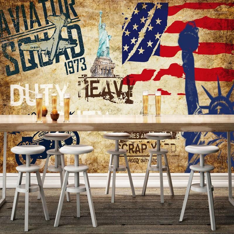 Drop Shipping Custom Photo Wallpaper 3D Stereo American Style Nostalgic Wallpaper Bar Vintage Hand Painted Mural1, As pic
Drop Shipping Custom Photo Wallpaper 3D Stereo American Style Nostalgic Wallpaper Bar Vintage Hand Painted Mural1, As pic