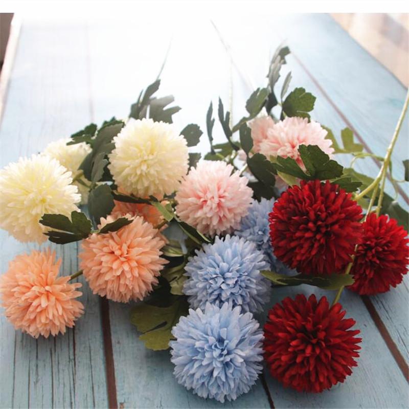 11p Silk Dandelion Artificial three head Dandelion Chrysanthemum Ball flower for Wedding Centepieces Bridal Bouquet Wrist Flower, Blue
11p Silk Dandelion Artificial three head Dandelion Chrysanthemum Ball flower for Wedding Centepieces Bridal Bouquet Wrist Flower, Blue