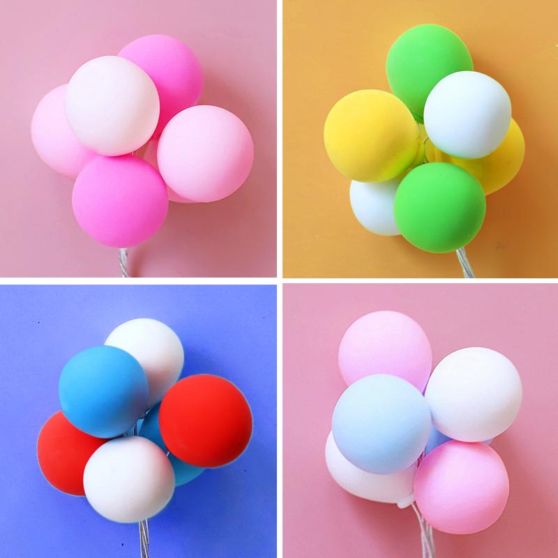 6pcs/set Colorful Pink Blue Purple Balloons Cake Topper for Kid Birthday Party Decoration Dessert lovely Gifts
6pcs/set Colorful Pink Blue Purple Balloons Cake Topper for Kid Birthday Party Decoration Dessert lovely Gifts