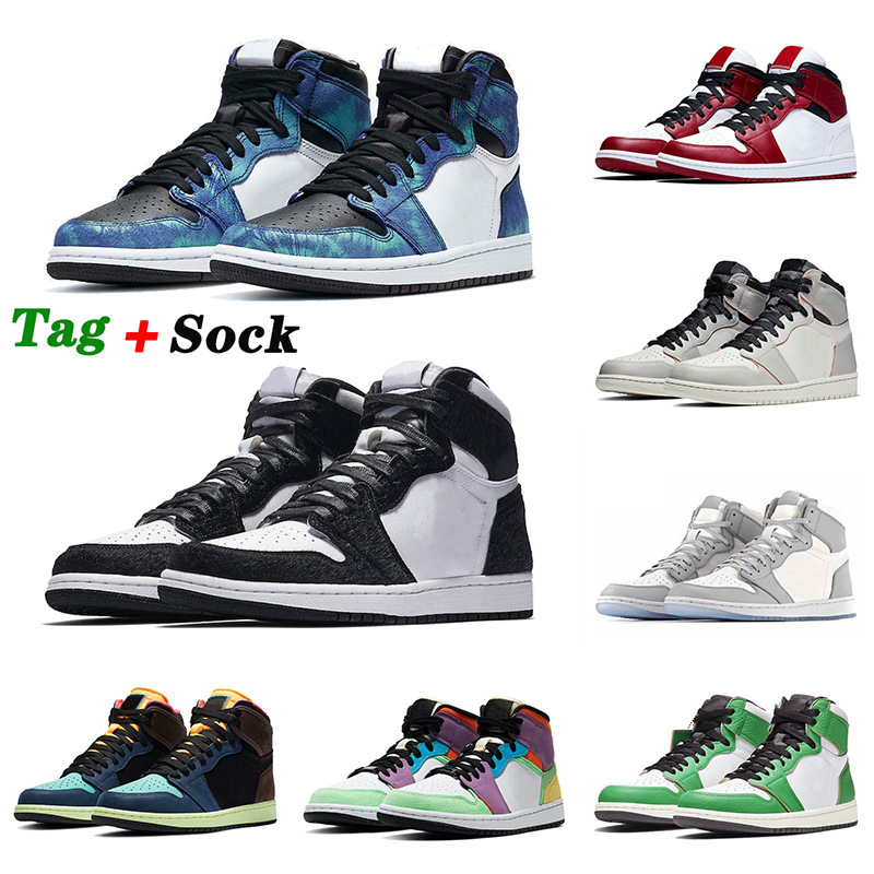 Jumpman 1 1s Top Quality TWIST Basketball Shoes TIE DYE Lucky Green Men Women Mid Chicago Trainers Sneakers 36-46, D29 court purple white 36-46
Jumpman 1 1s Top Quality TWIST Basketball Shoes TIE DYE Lucky Green Men Women Mid Chicago Trainers Sneakers 36-46, D29 court purple white 36-46